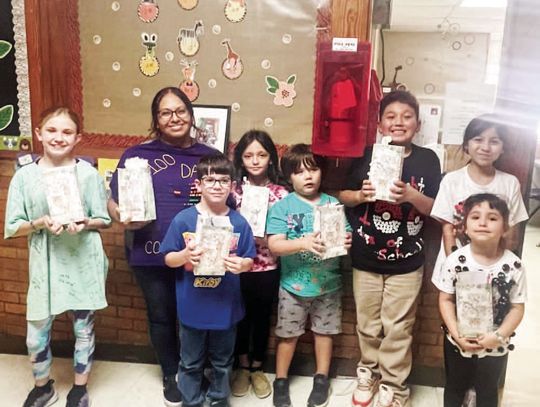 100th DAY WINNERS! Above are the 100th day shirt winners at Gorman Elementary. Thank you all for participating!