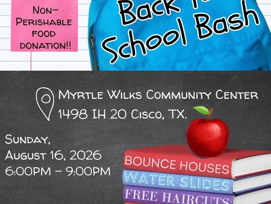 Back To School Bash Sunday, August 16