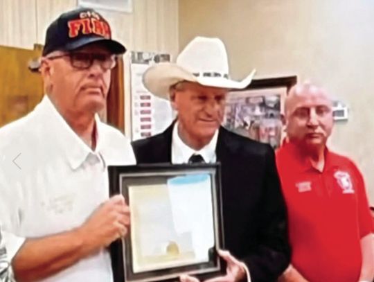 Chief Fairbanks Receives Certificate of Appreciation