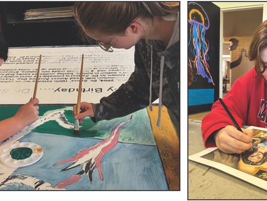 Cisco College Art Students Enter Ripfest Contest; Help Restore Outdoor Paintings