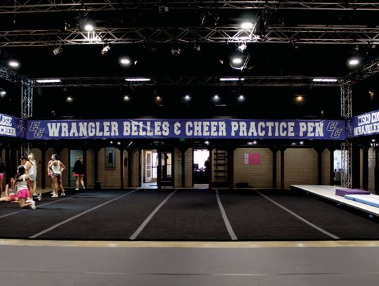Cisco College Transforms Crawford Theater Into Facility for Wrangler Belles, Cheer
