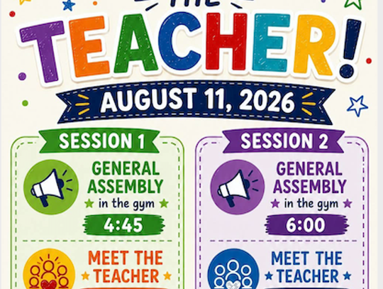 Cisco Elementary Meet The Teacher Tuesday, August 11