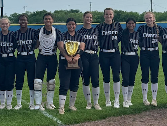 Cisco Lady Loboes Girls Softball Team  Distrct  7 2-A Champions
