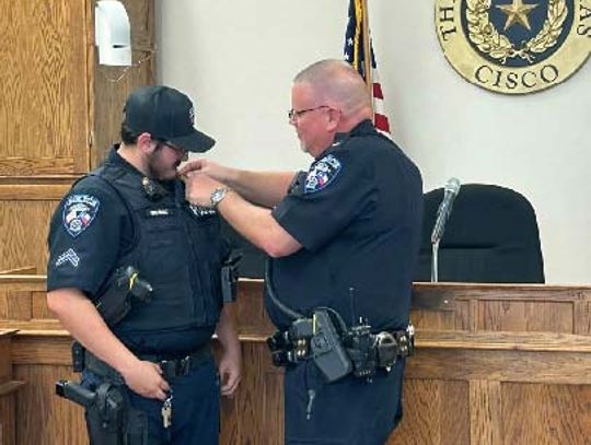 Cisco Police Pinning Ceremony