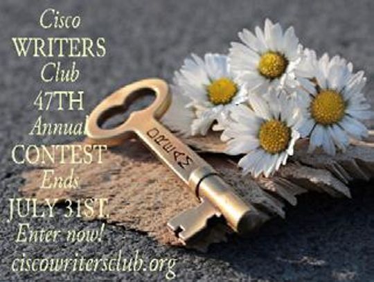 Cisco Writers Club’s 47th Annual Summer Contest Ends Monday at Midnight!