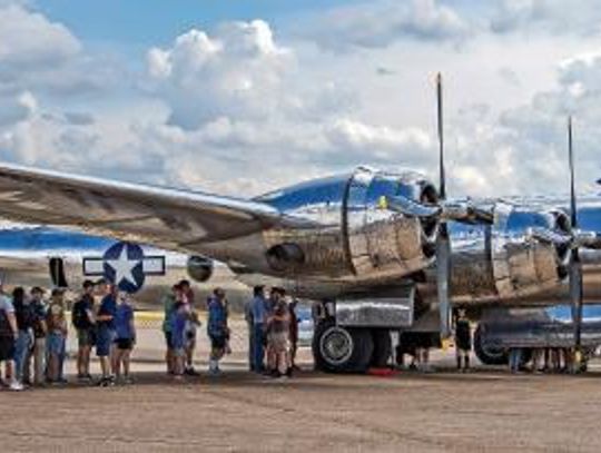 Commemorative Air Force Joins B29 in Visit to Abilene Regional Airport