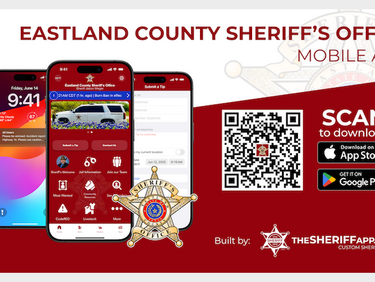 Eastland County Sheriff's Office Launches New App to Boost Communication and Access to Information