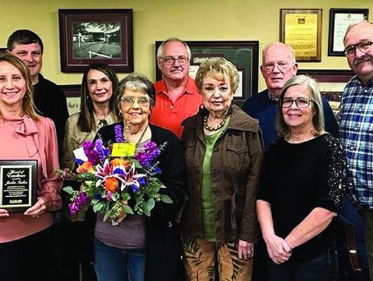 Eastland Memorial Hospital Board, Administration Honors Jackie Tucker