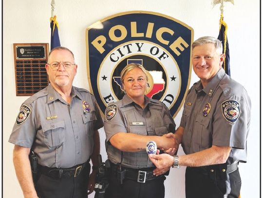 Eastland PD Welcomes Newest Officers