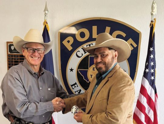 Eastland PD welcomes Officer Gaeta