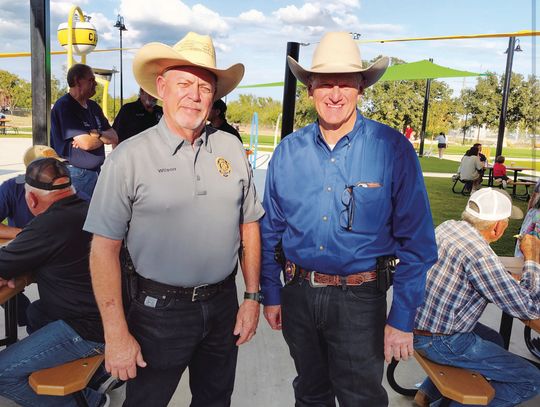 Eastland Police Department and Fire Department Personnel Attend Event Honoring Law Enforcement, First Responders, Held in Cisco