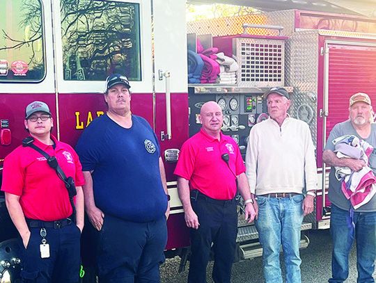 EASTLAND VOLUNTEER FIRE DEPARTMENT RESCUES LOCAL WAR MEMORIAL