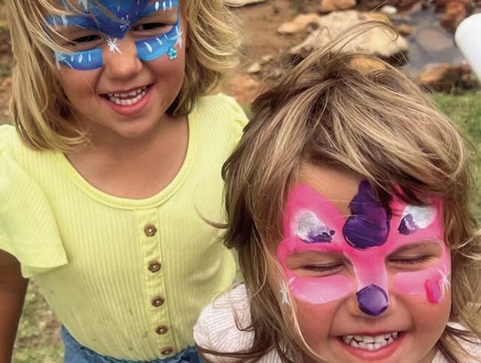 Face painting at Saturday’s Eastland City Park Centennial Fair