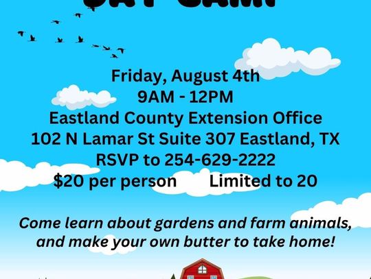 Farm to Table Day Camp Friday, August 4 