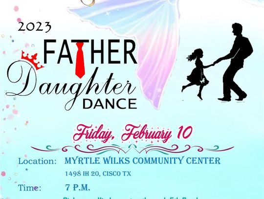 Father Daughter Dance Friday Feb. 10 at Myrtle Wilks 