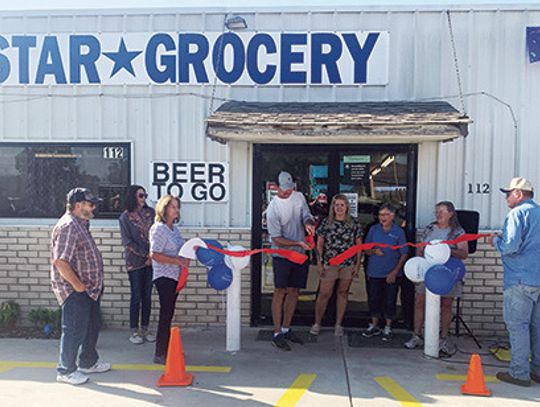 Grand Opening, Ribbon Cutting for Star Grocery