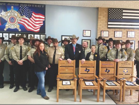 Honor Chairs dedicated at Sheriff’s Department