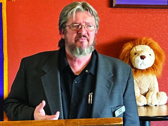 Jason Whetstone Speaks at Lions Club