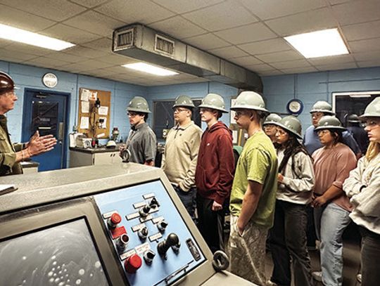 Junior Ambassadors tour EBAA Iron