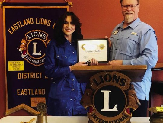 Lions Club Honors Students