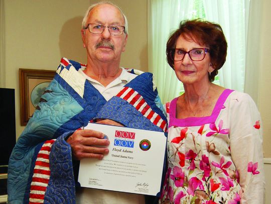 Local Veteran Honored with ‘Quilt of Valor’