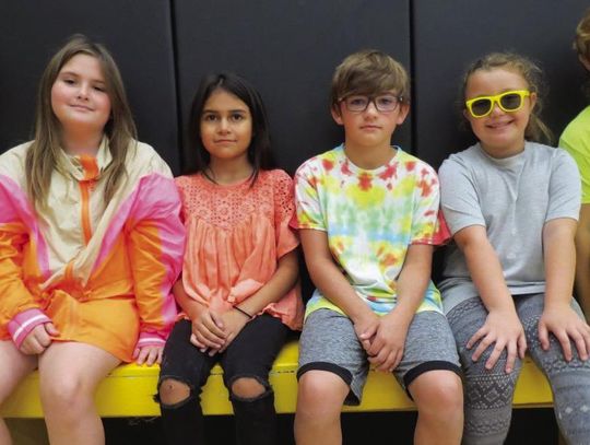 Neon and Sunglasses Day at Cisco Elementary