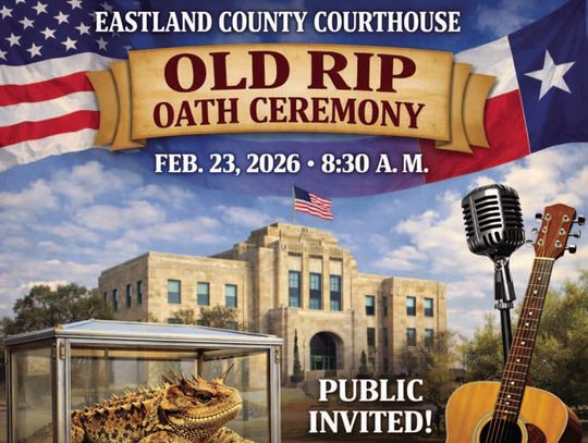 Public Invited to Annual Old Rip Oath Ceremony at Eastland County Courthouse