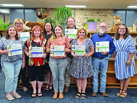 Ranger Teachers recognized by Ranger ISD, State of Texas