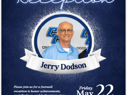 Retirement Reception for Jerry Dodson May 22