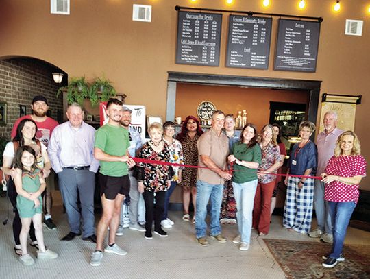 Ribbon Cutting held at 4:18 Coffee Company