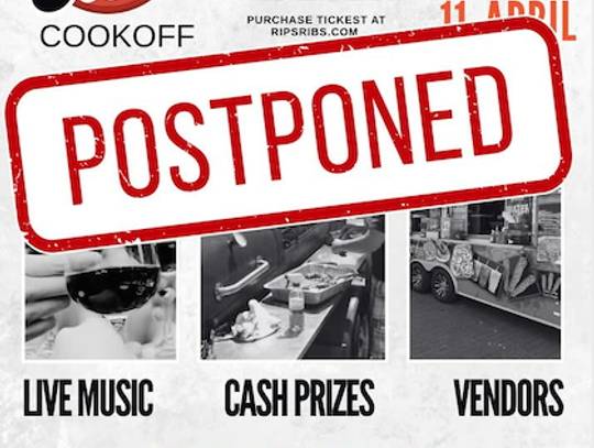 Rips Ribs & Wine Fest Postponed to May 9th