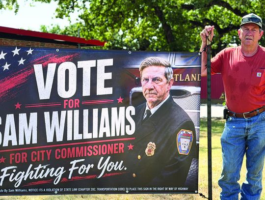 Sam Williams is Candidate for Eastland City Commissioner