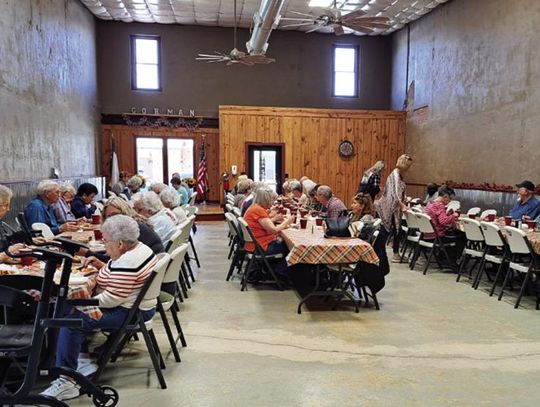 Senior Citizens served Thanksgiving Meal in Gorman