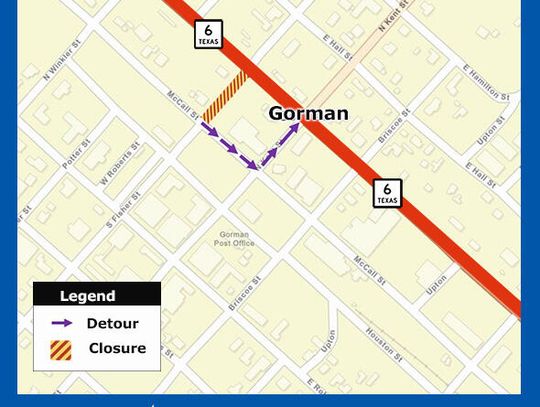 South Fisher Street closed from McCall Street to SH6 for resurfacing