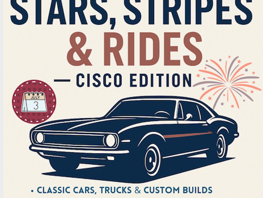 Stars, Stripes & Rides July 3rd in Cisco