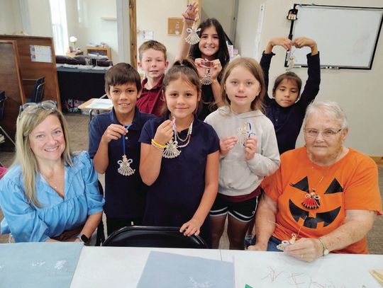 Students Create Beaded Angles