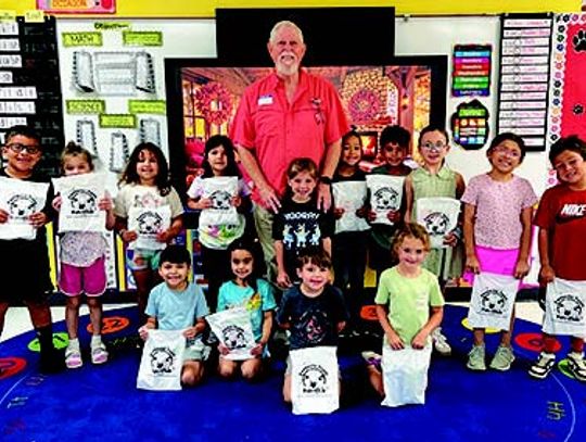 Toothbrush Kits Delivered To Gorman Elementary