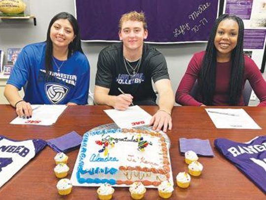 Trio of RC athletes sign college deals