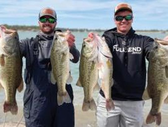 Tucker Kendall and Brayden Stoker ended up with 29.50 lbs for first place on Brownwood