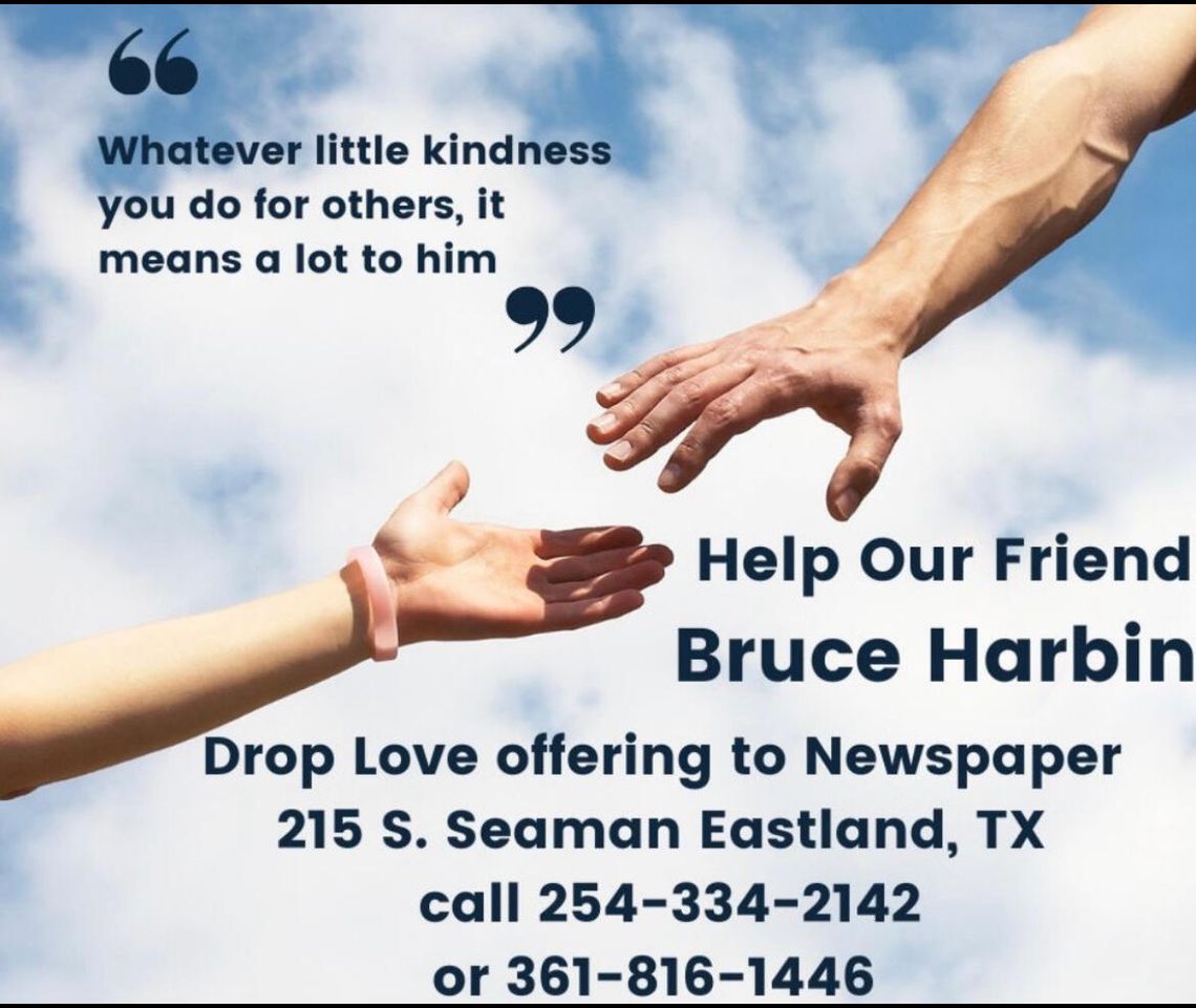 Love Offering for Bruce Harbin