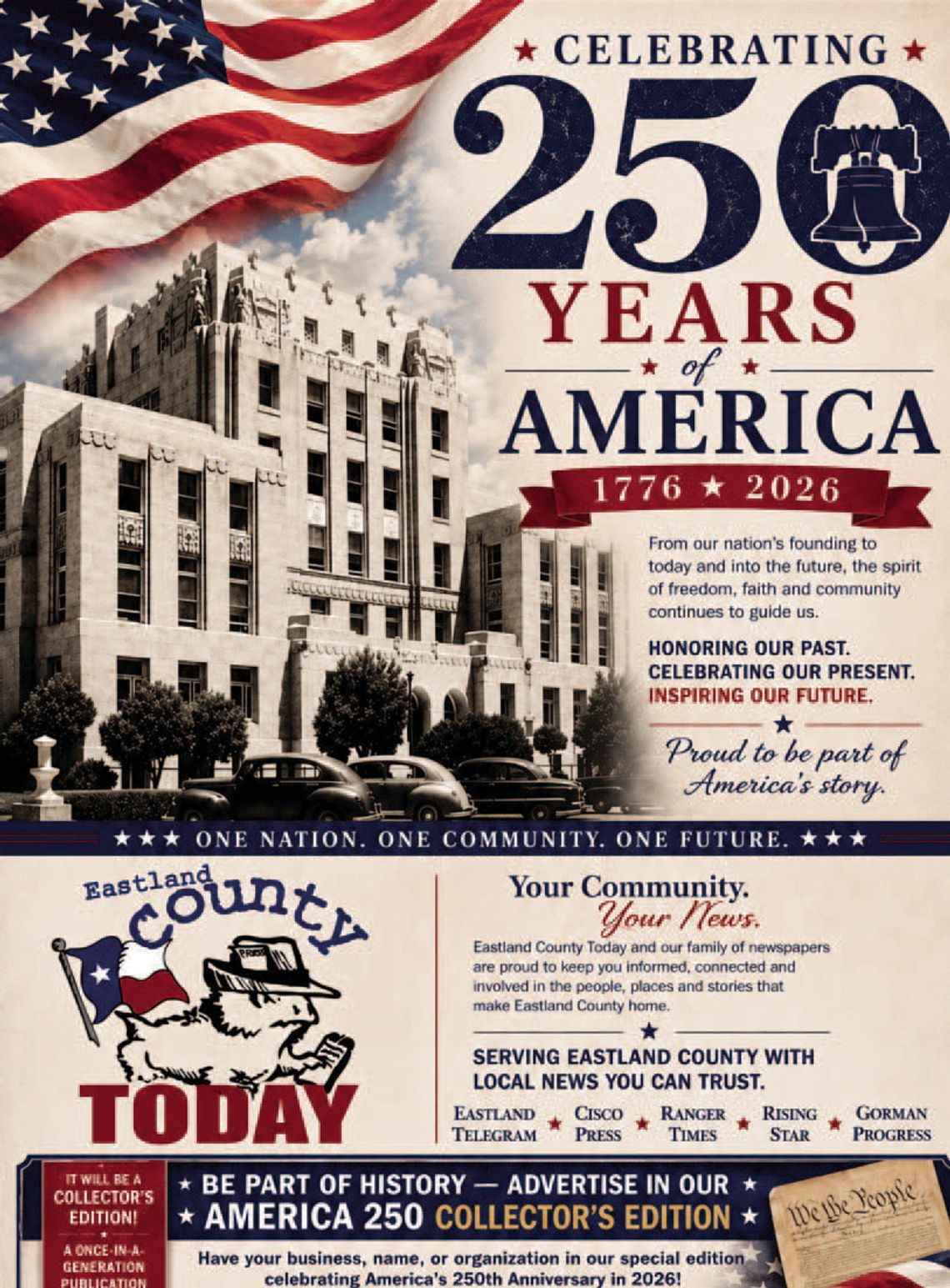 Be Part of Eastland County History Be Part of Eastland County History