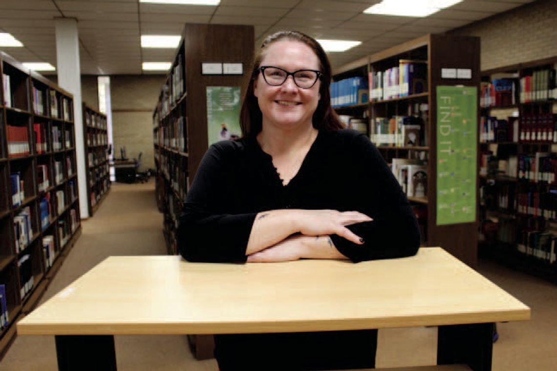 Brandi Faulkner Seeks to Give CC Library New Multi-Purposes Brandi Faulkner Seeks to Give CC Library New Multi-Purposes