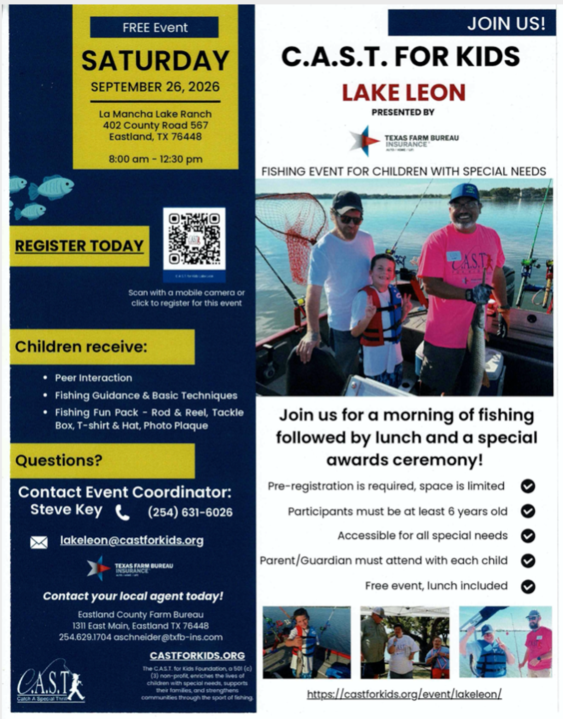 C.A.S.T. For Kids September 26 C.A.S.T. For Kids September 26