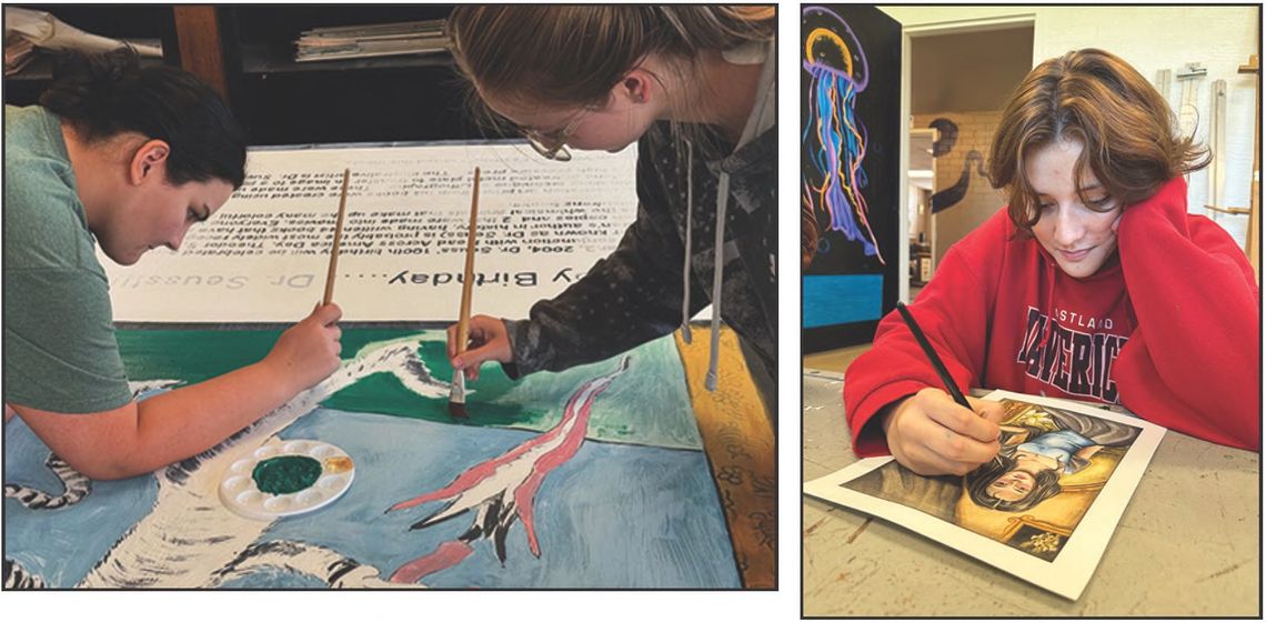 Cisco College Art Students Enter Ripfest Contest; Help Restore Outdoor Paintings