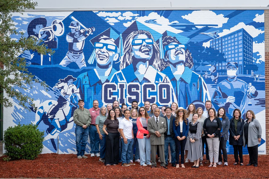 Cisco College Unveils Mural Celebrating 20 Years of Educational Partnership in Abilene Cisco College Unveils Mural Celebrating 20 Years of Educational Partnership in Abilene