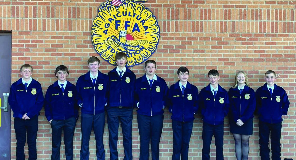 Cisco High School FFA Big Country District LDE Contest