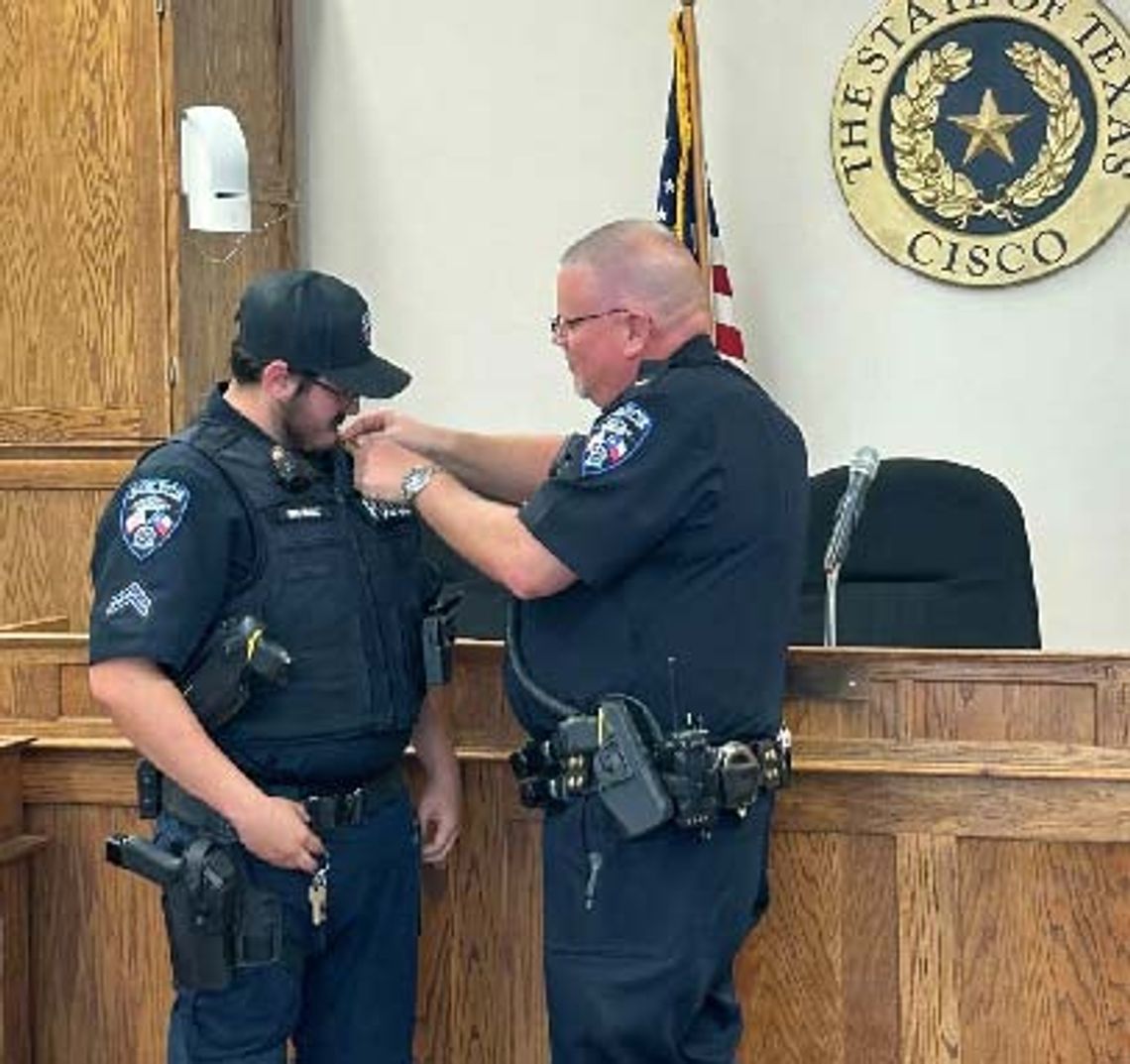 Cisco Police Pinning Ceremony