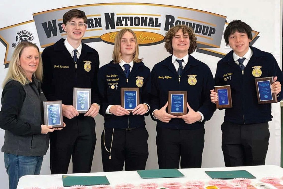 Congratulations to Eastland FFA Meat Judging Team!