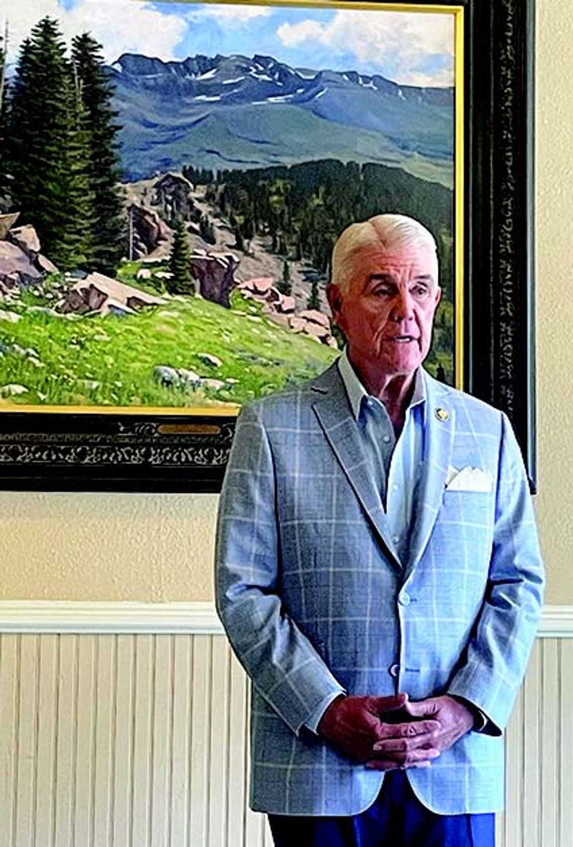 Congressman Williams Visits County