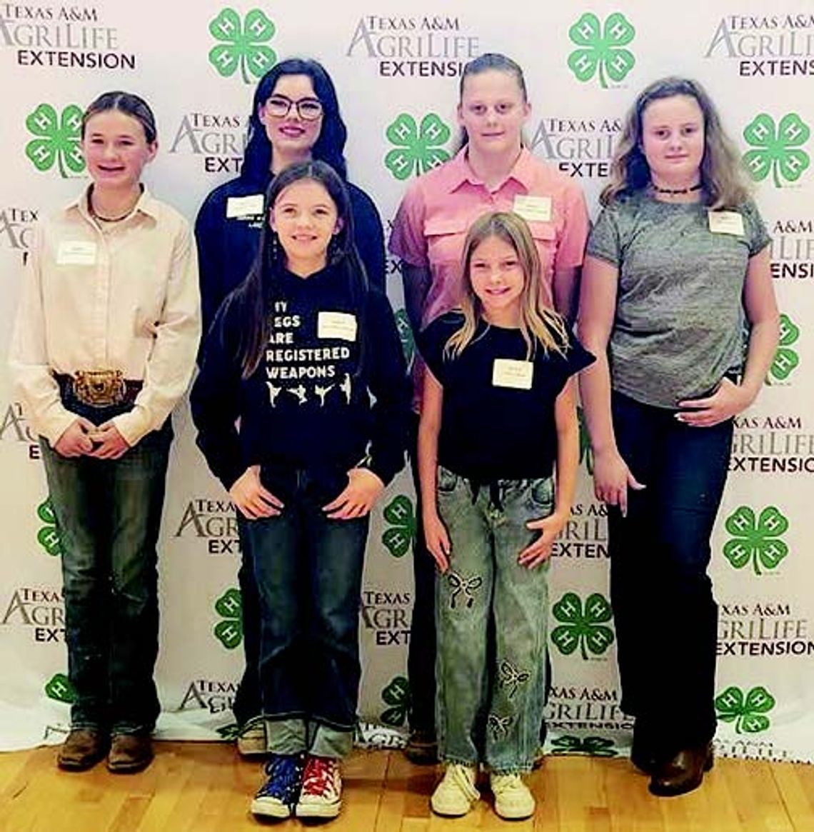 DISTRICT 8 4-H AG PRODUCT ID CONTEST RESULTS